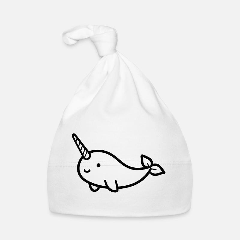 Narwal Baby Bio-Mütze
