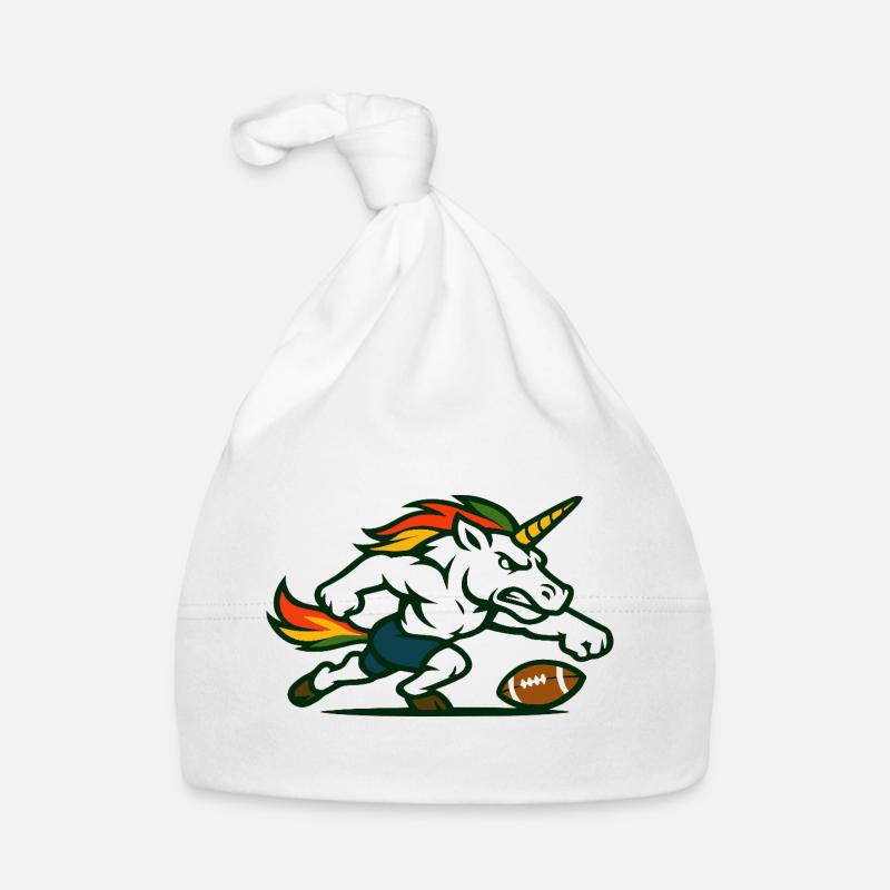 Flammen-Einhorn-Blitz Baby Bio-Mütze