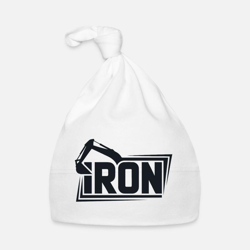 Iron Crane Bold Logo Tee Bonnet bio Bébé
