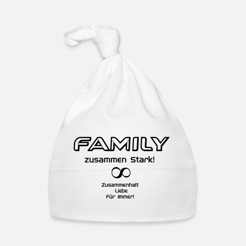 Family power Infinity! Organic Baby Cap