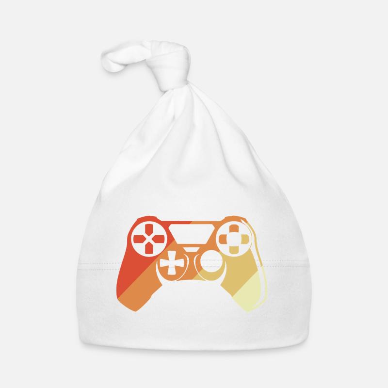 Vintage Gamepad Organic Baby Cap