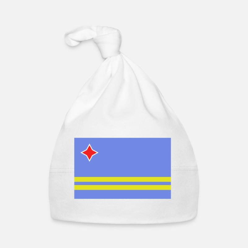Drapeau d’Aruba Bonnet bio Bébé