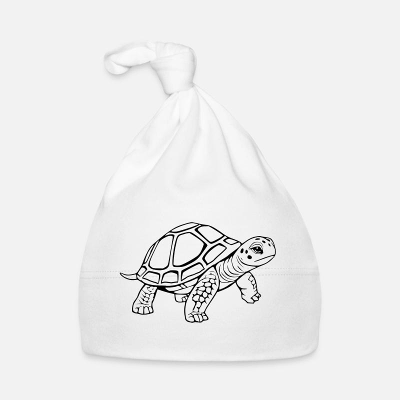 Turtle Turtles Organic Baby Cap