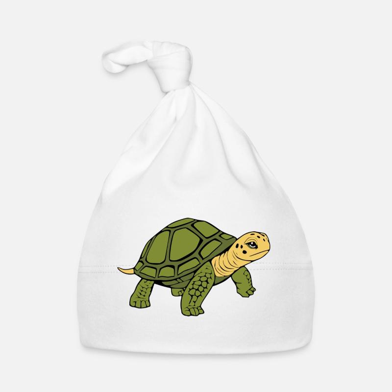 Turtle Turtles Organic Baby Cap
