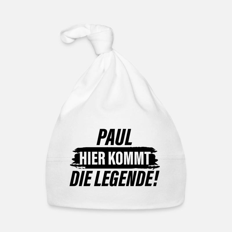 Here comes the legend Paul Organic Baby Cap