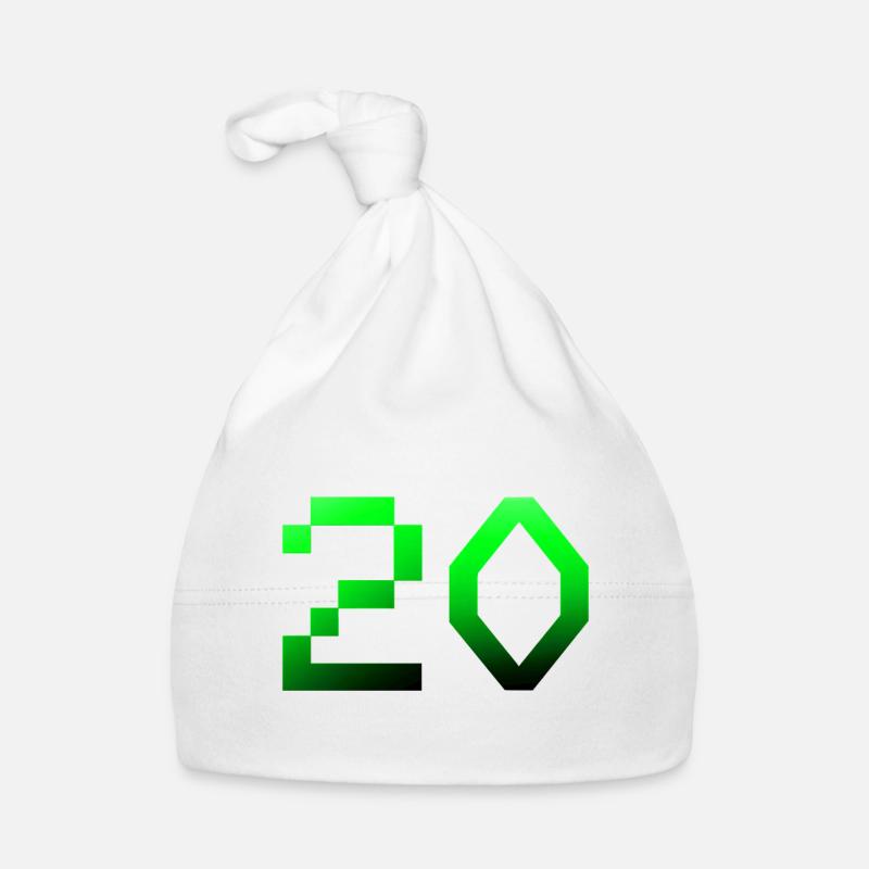 20 pixels Organic Baby Cap