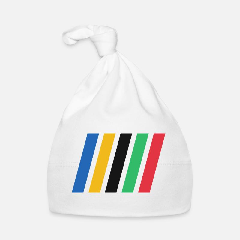 Bandes de couleur Bonnet bio Bébé