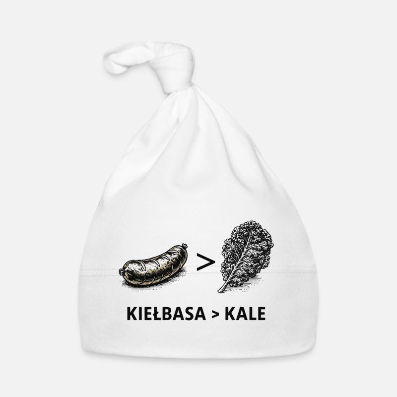 Kielbasa Greater Than Kale Organic Baby Cap