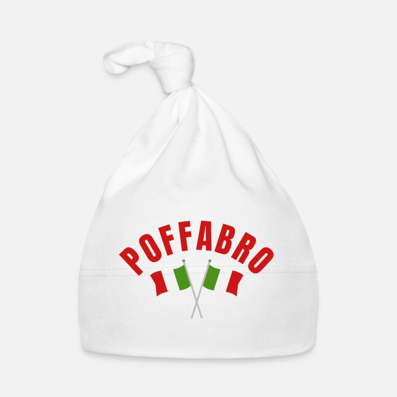 Drapeaux italiens Poffabro Bonnet bio Bébé