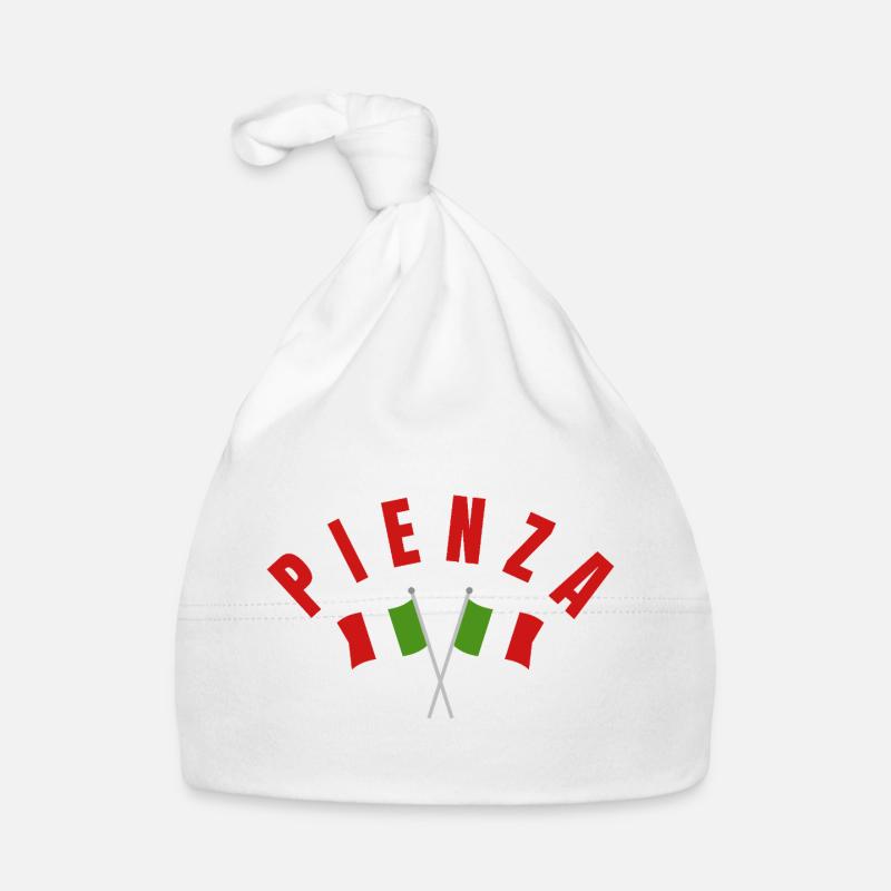 Pienza Italian Flags Emblem Organic Baby Cap