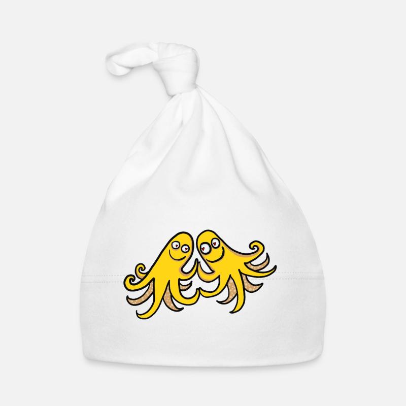 tanzende Kraken Baby Bio-Mütze