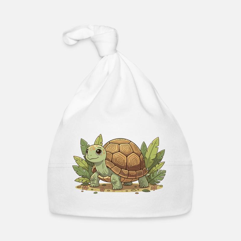 Kuscheltier-Schildkröte im Dschungel Baby Bio-Mütze