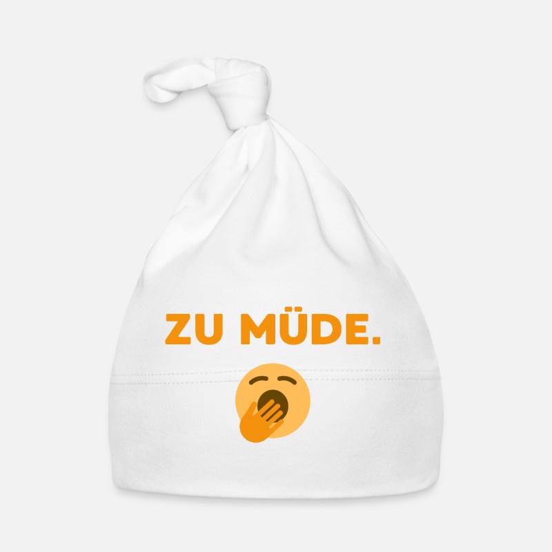 Zu Müde  Baby Bio-Mütze
