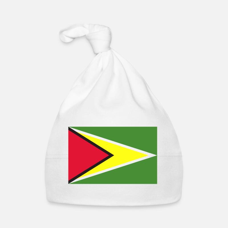 Drapeau du Guyana Bonnet bio Bébé