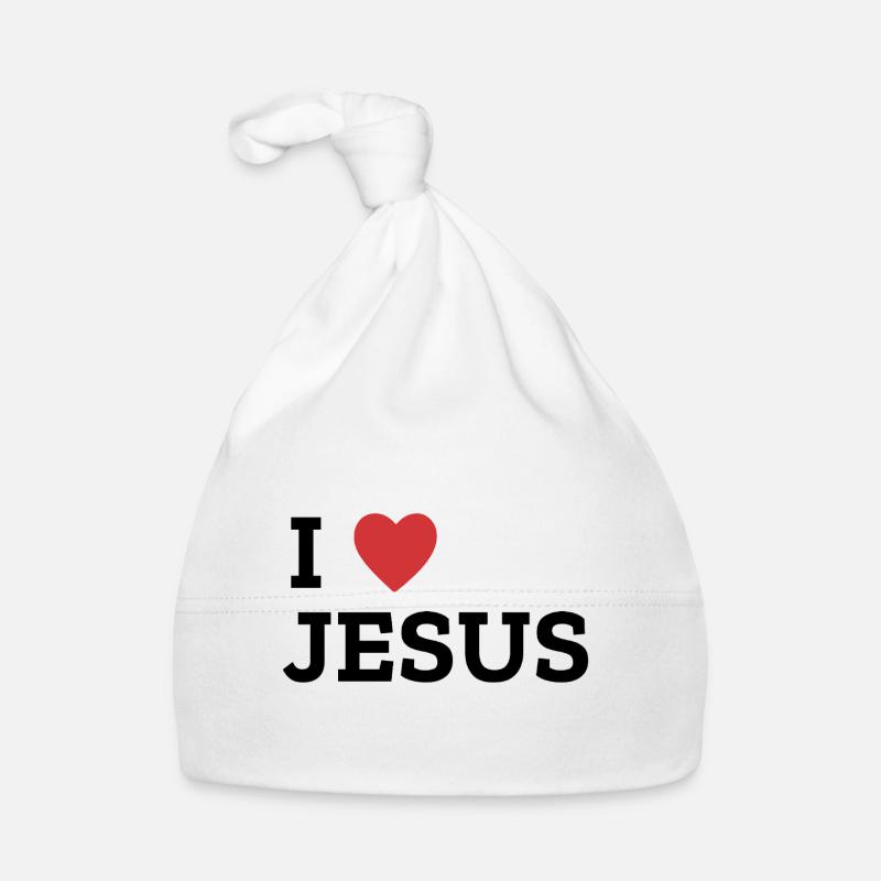 I Heart Jesus Bold Graphic Tee Baby Bio-Mütze