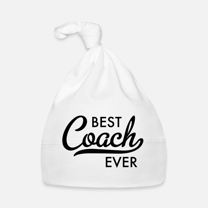 Bester Trainer aller Zeiten in der Typografie Baby Bio-Mütze