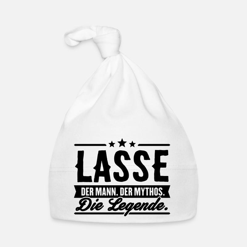 Man Myth Legend Lasse Organic Baby Cap