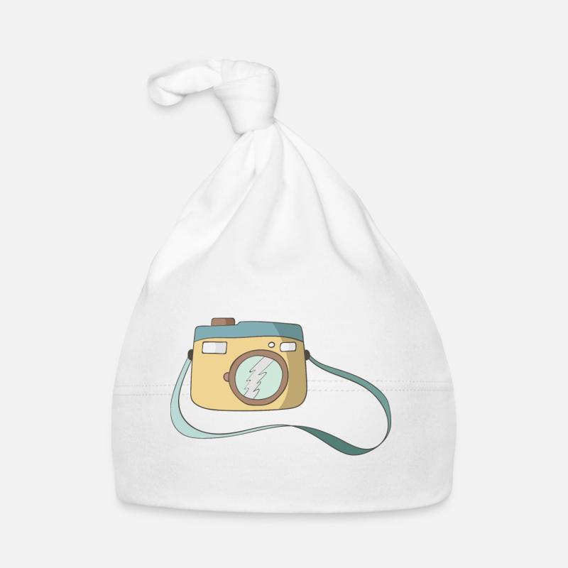camera Organic Baby Cap