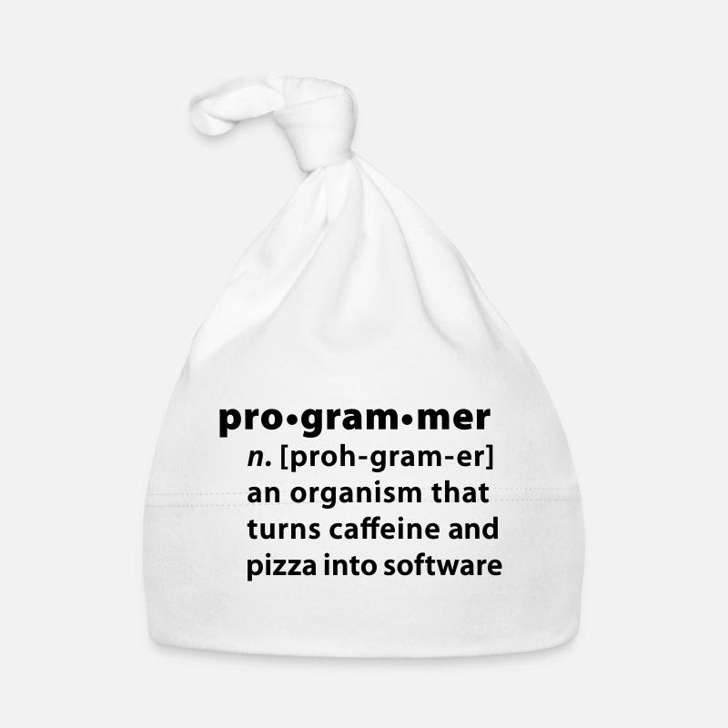 Programmer dictionary definition Organic Baby Cap