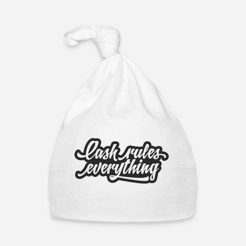 Cash rules everything Baby Bio-Mütze