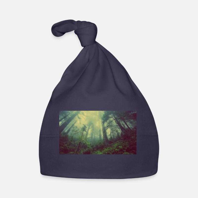 Forest Nature Trees Nebula/Gift/Gift Idea Organic Baby Cap