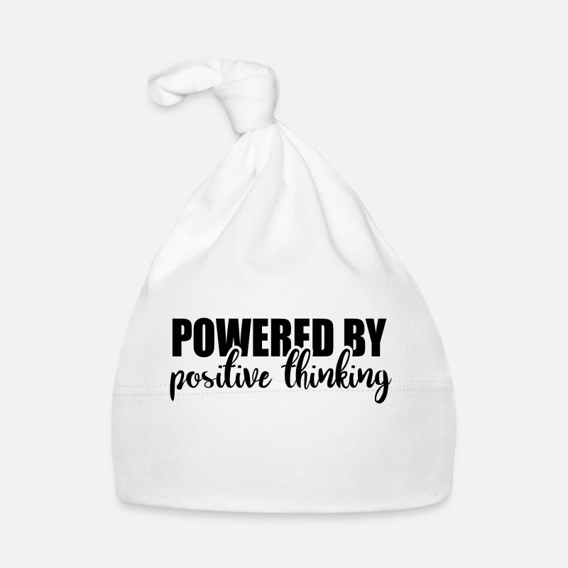 Powered by positive thinking Bonnet bio Bébé