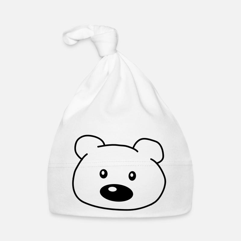 Bear Head Baby Bio-Mütze