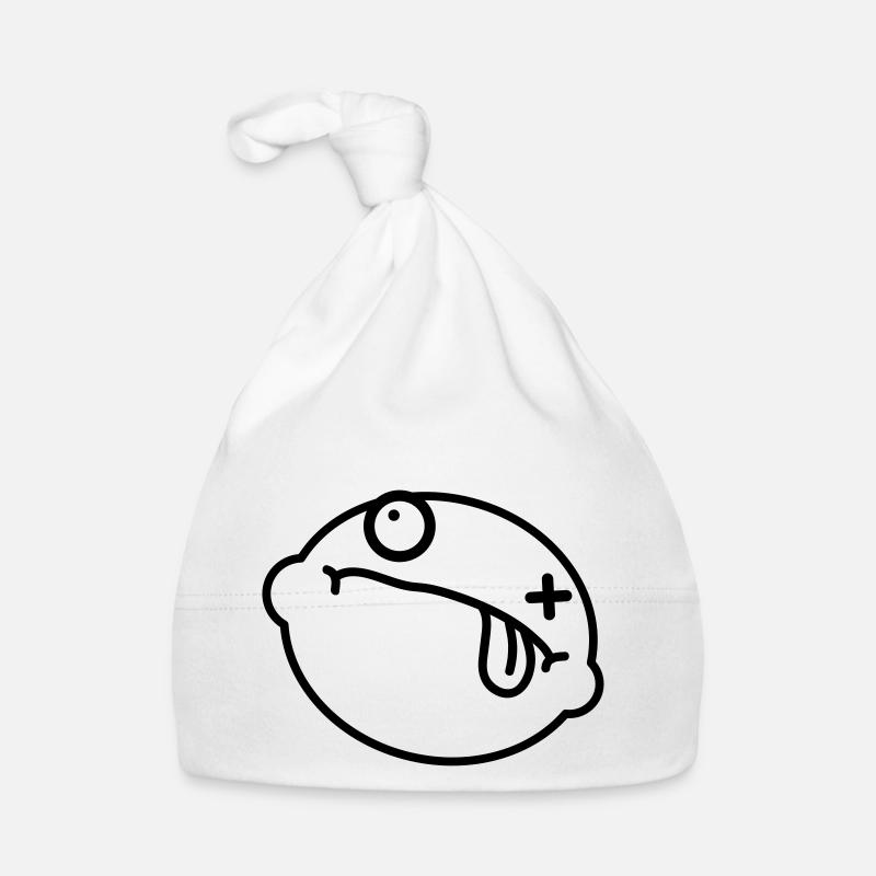 Dead Lemon Smiley Baby Bio-Mütze