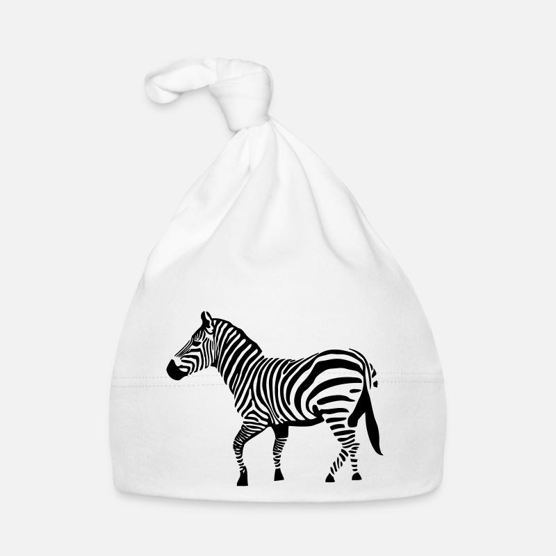 zebra Zeichnung Zebra-Vektor-Savanne Baby Bio-Mütze