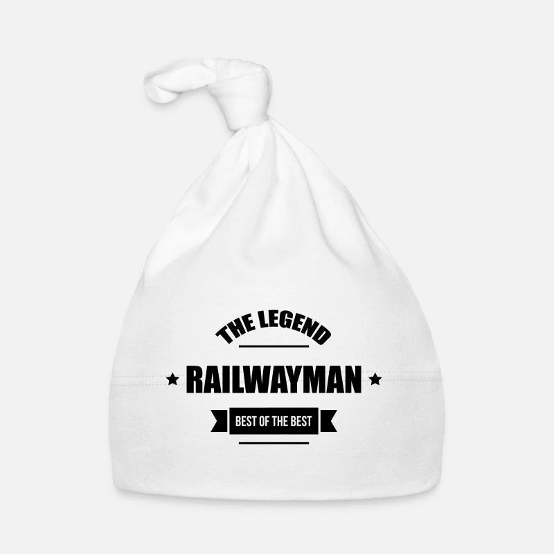 Cheminot / Chemin de fer / Train / Metro Bonnet bio Bébé