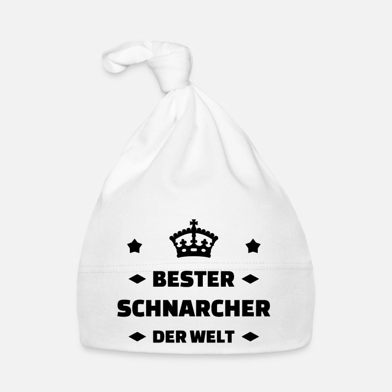 Schnarchen / Schnarcher / Schlaf / Schnarcherin Baby Bio-Mütze