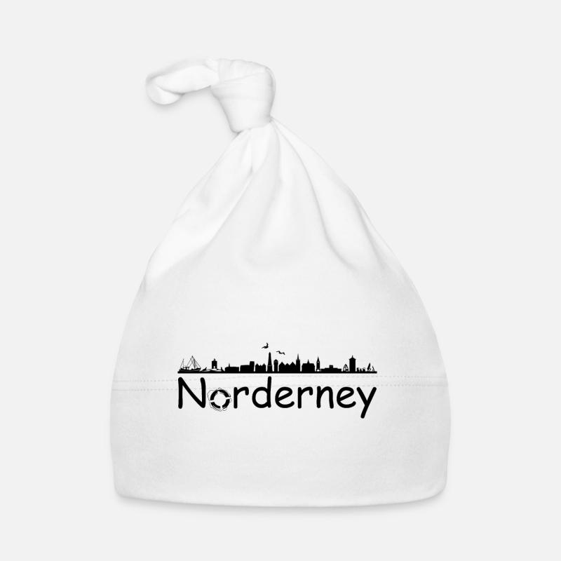 Norderney Skyline Baby Bio-Mütze