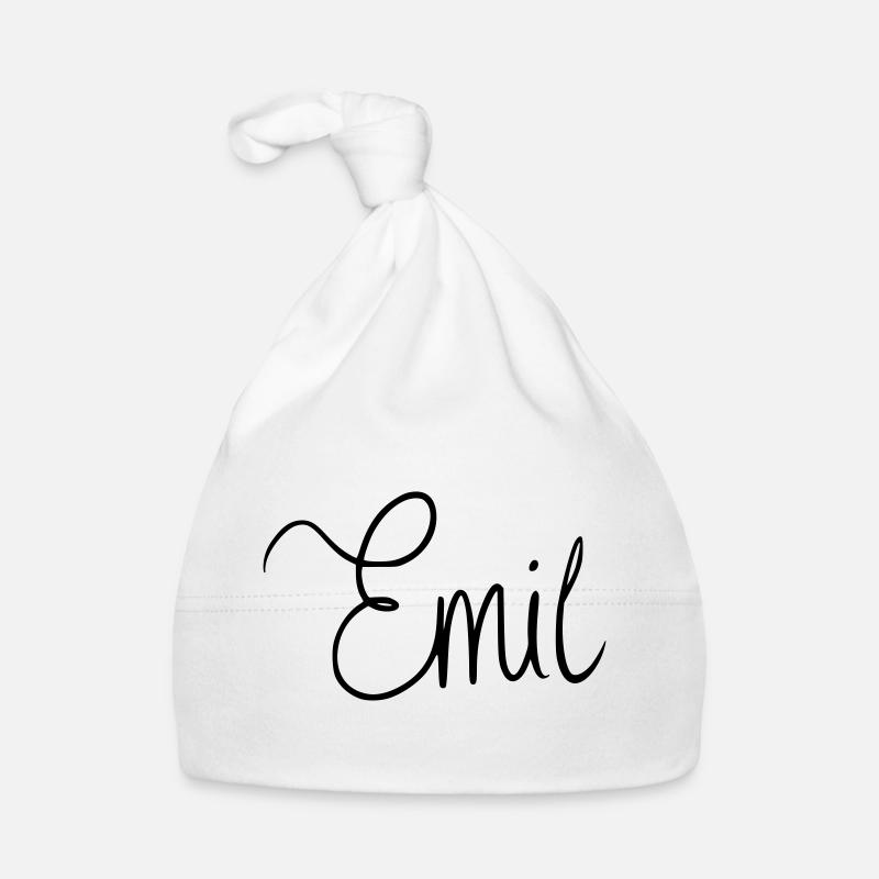 Emil - Baby Bio-Mütze - Weiß