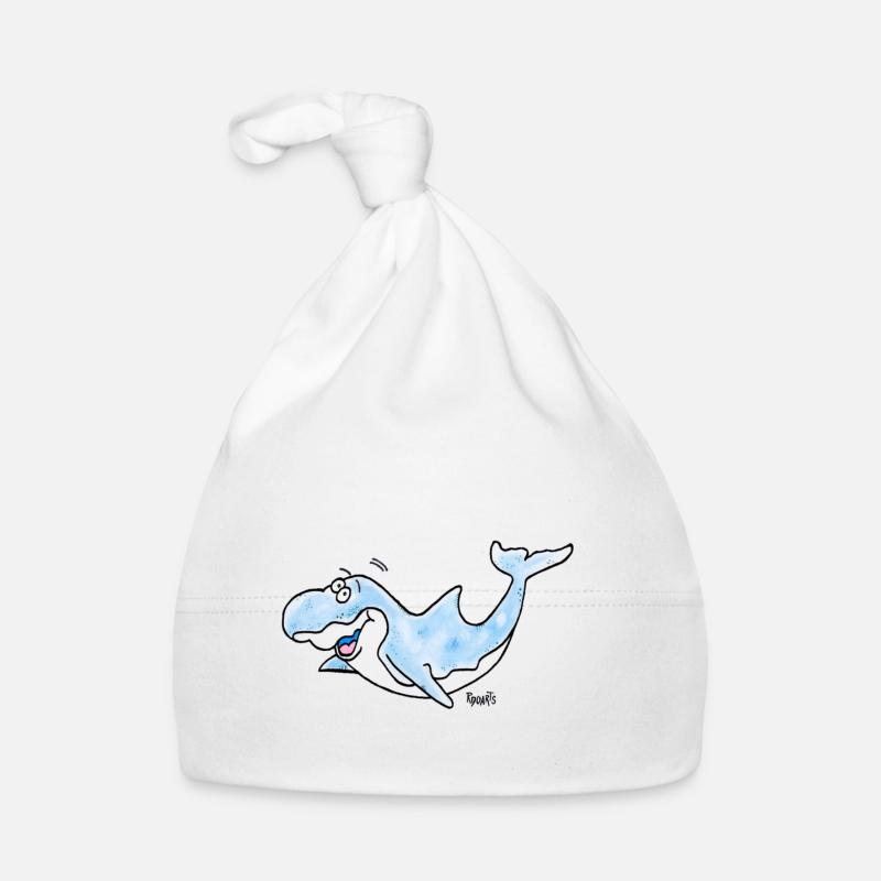 Delfin lustiger Cartoon Baby Bio-Mütze
