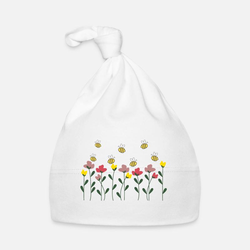 Pré de fleurs Bonnet bio Bébé