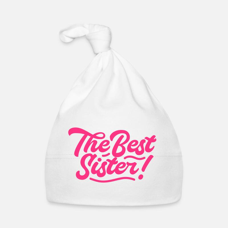 The Best Sister! Organic Baby Cap
