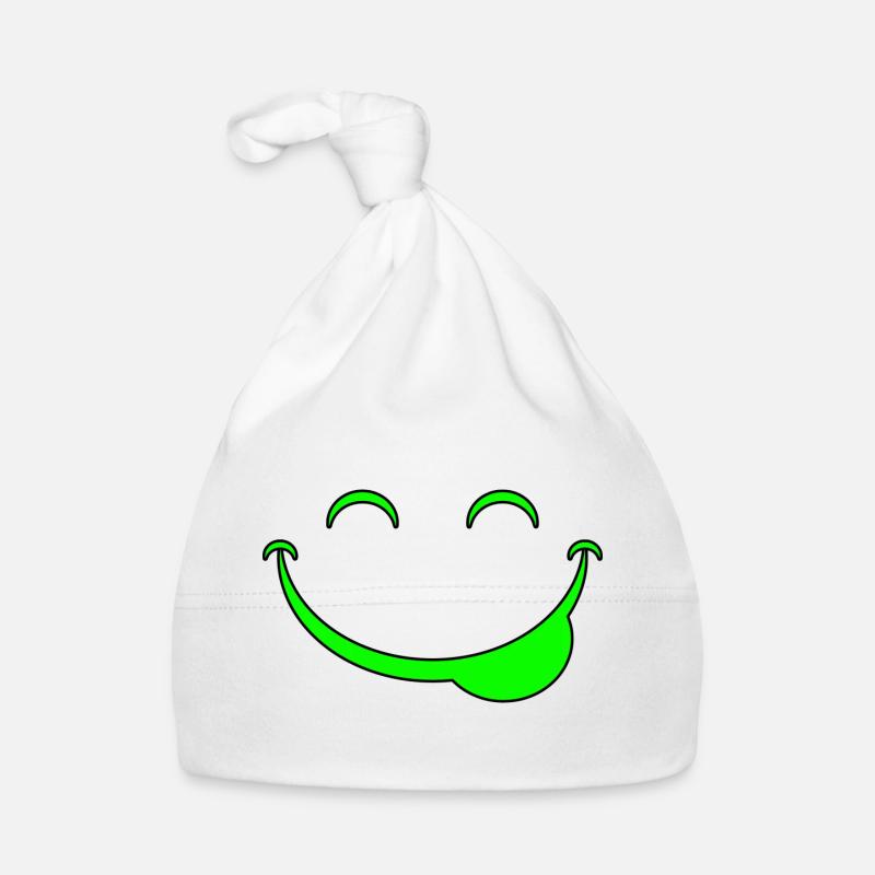 Funny face Organic Baby Cap