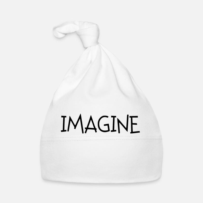 imagine saying font Organic Baby Cap
