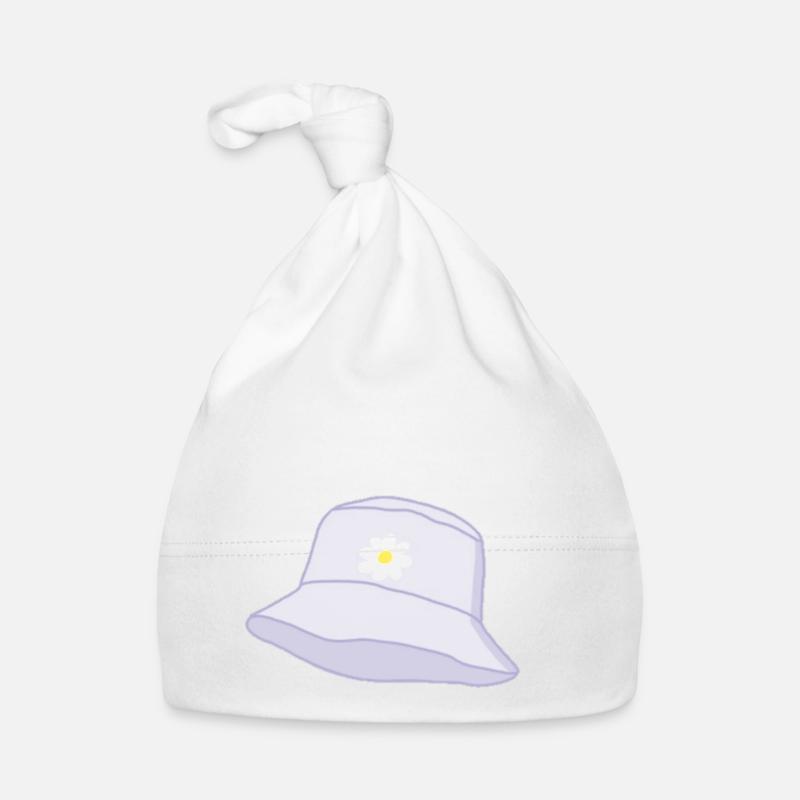 Bob avec une fleur Bonnet bio Bébé