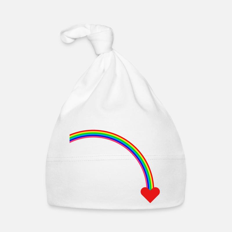 Regenbogen Baby Bio-Mütze
