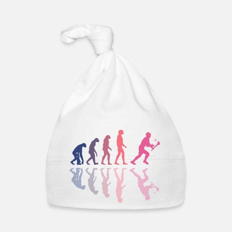 L’évolution du hurling - Bonnet bio Bébé - blanc
