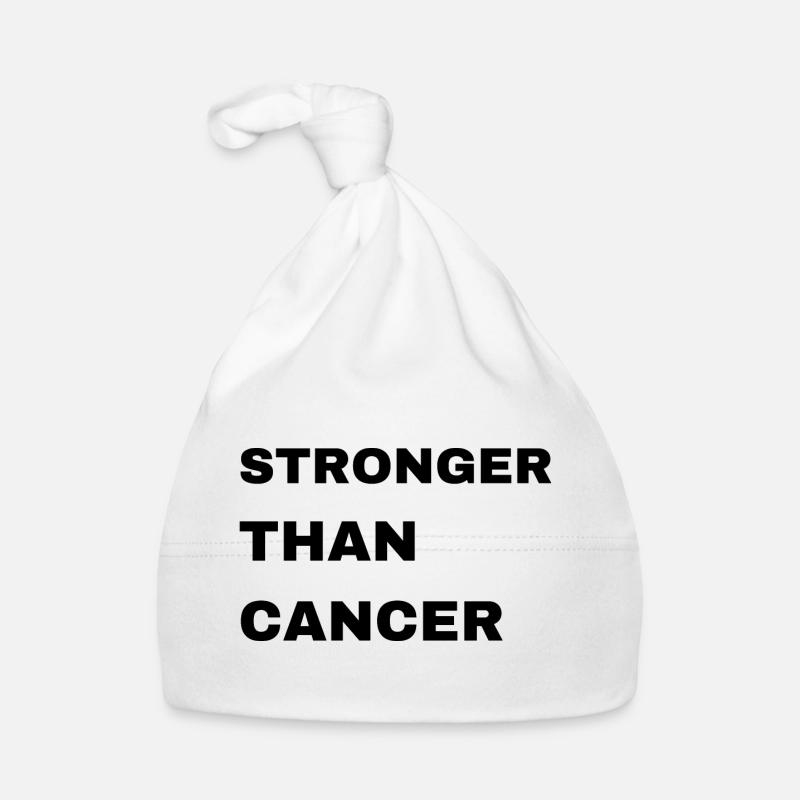 Abstract Cancer Support Artwork - Organic Baby Cap - white