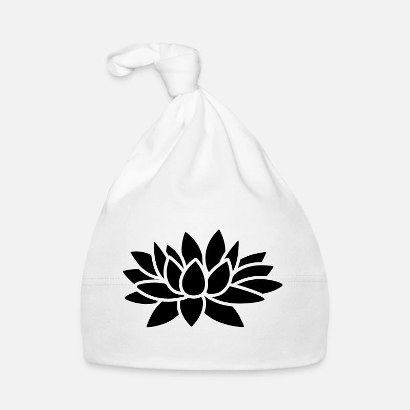 Lotus flower Organic Baby Cap
