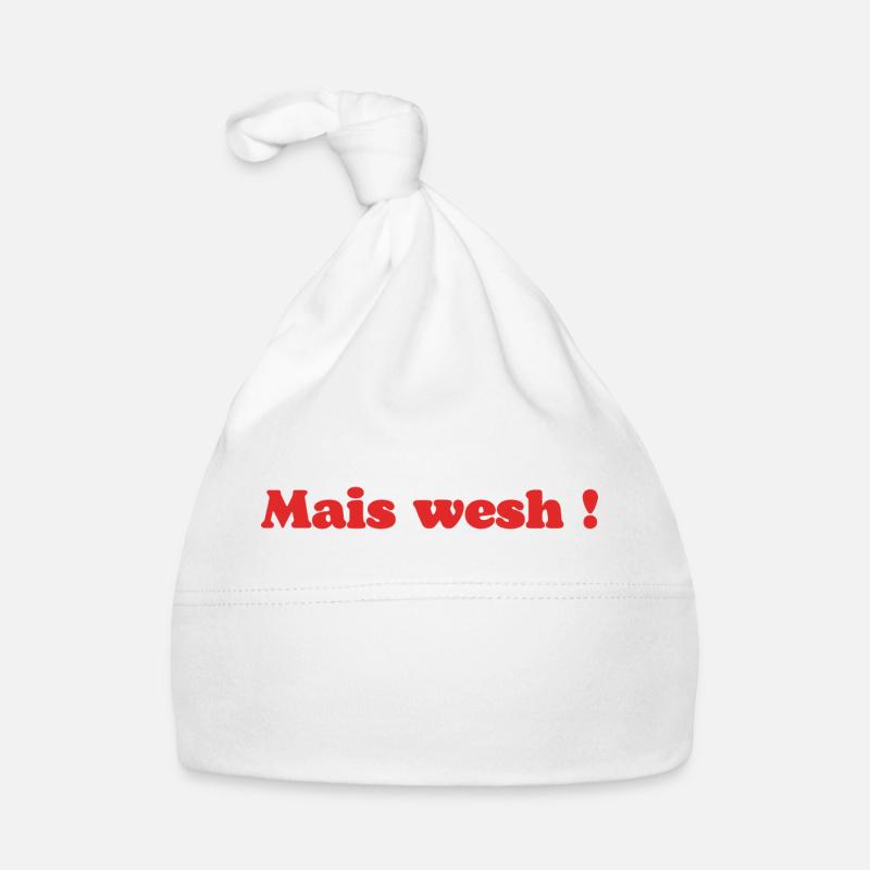 Mais wesh ! (rouge) Bonnet bio Bébé