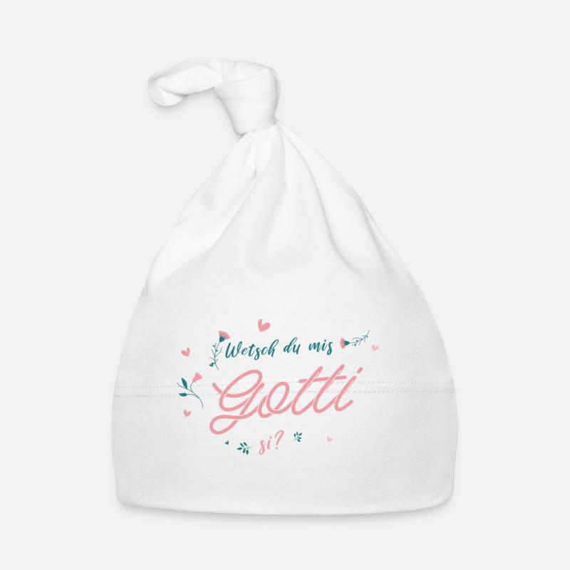 Wetsch du mis Gotti si? Gotti Baby Bio-Mütze