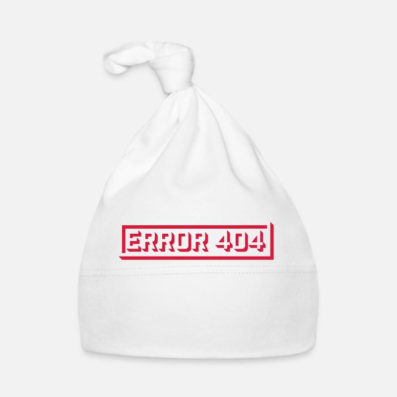 Meldung Error 404 Computer Baby Bio-Mütze