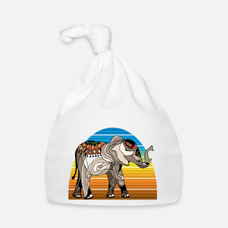 Éléphant Bonnet bio Bébé