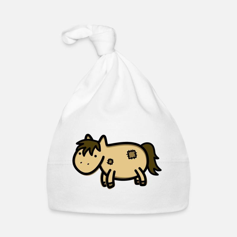 Cheval mignon Bonnet bio Bébé