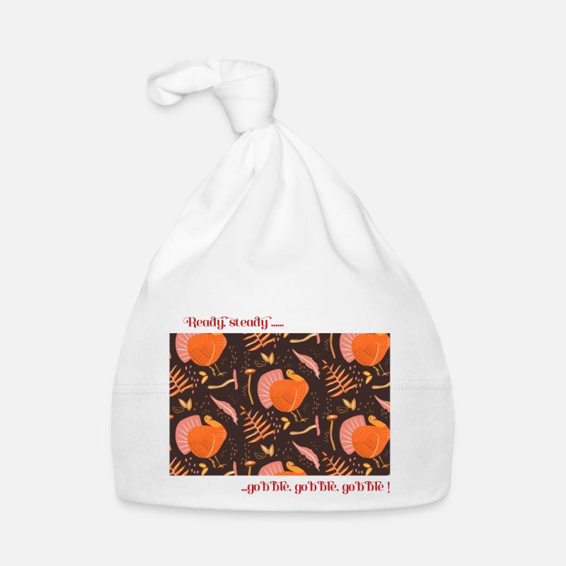 Ready, steady, gobble gobble gobble Baby Bio-Mütze