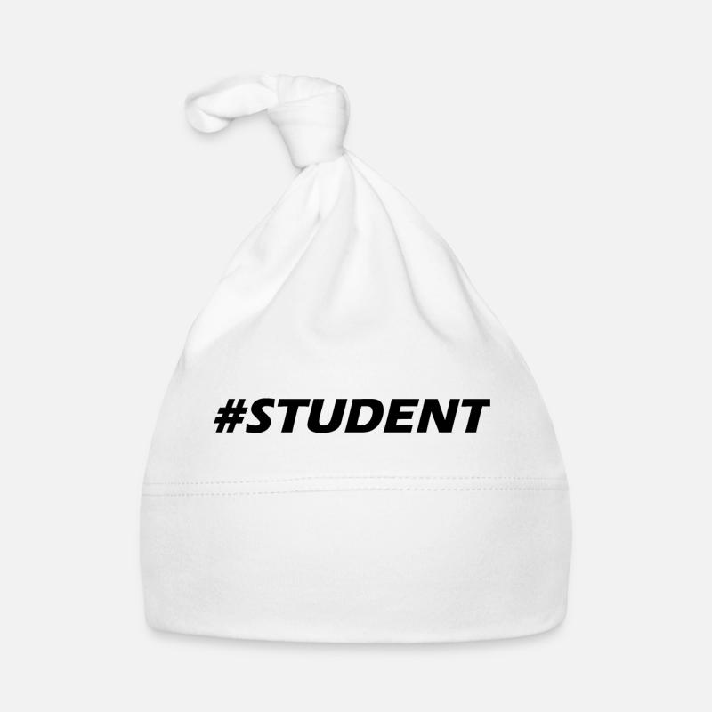 Student schwarz modern simple Design Baby Bio-Mütze
